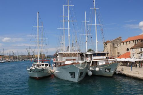 croatia trogir sailing boats