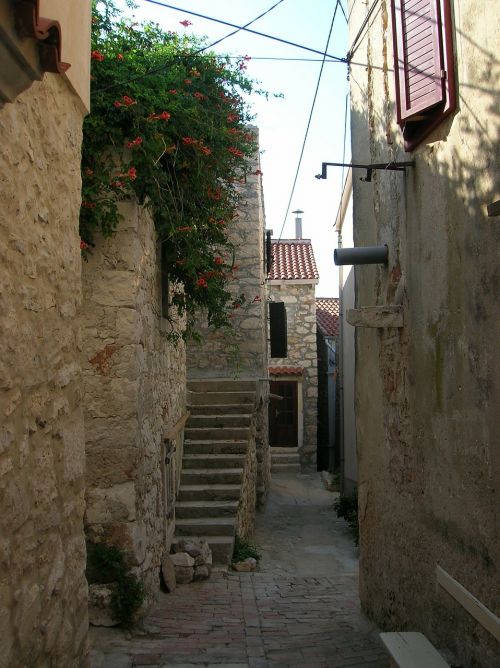 croatia susak island old street