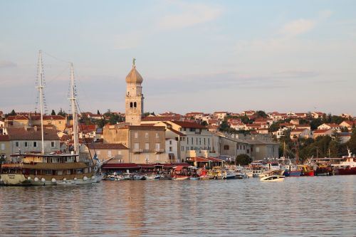 croatia town of krk island of krk