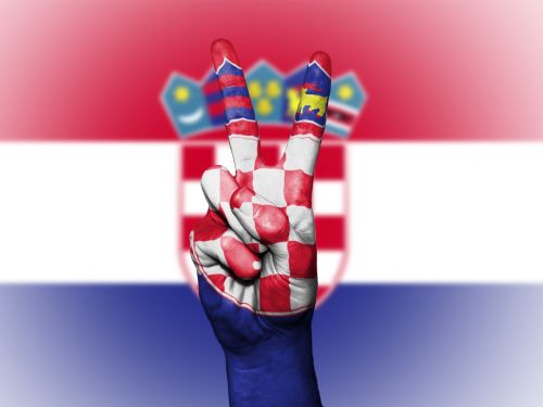 croatia peace hand