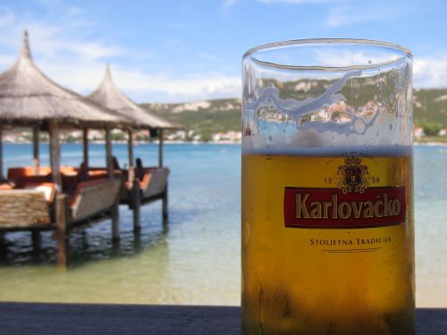 croatia beach beer