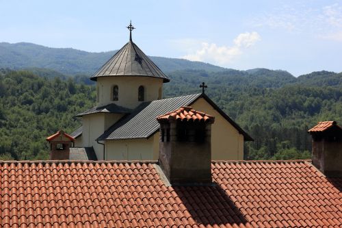 croatia monastery roof