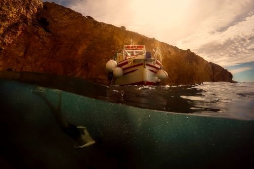 croatia man swimming