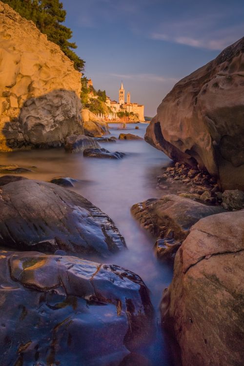 croatia long exposure stones