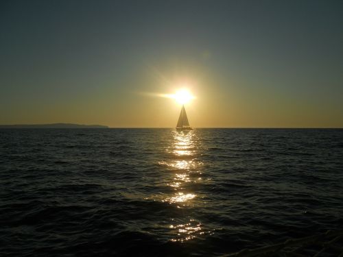 croatia sailing boat sea