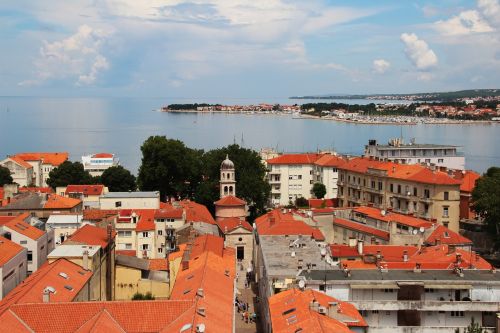 croatia zadar roofs