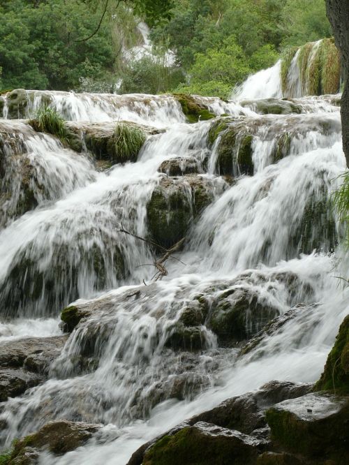 croatia dalmatia waterfalls nature