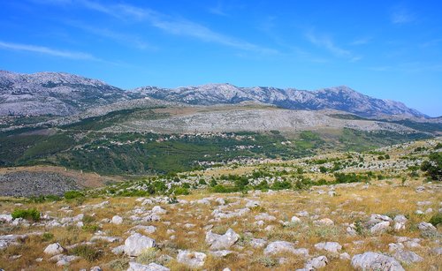 croatia  landscape  mountains