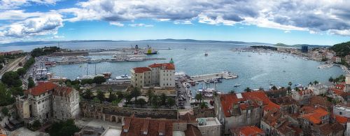 croatia split panorama