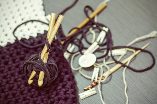 crocheting yarn diy