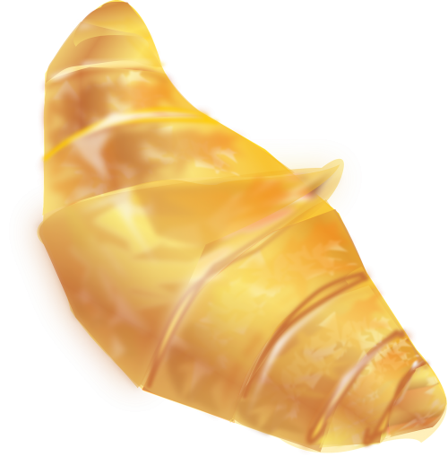 croissant french butter