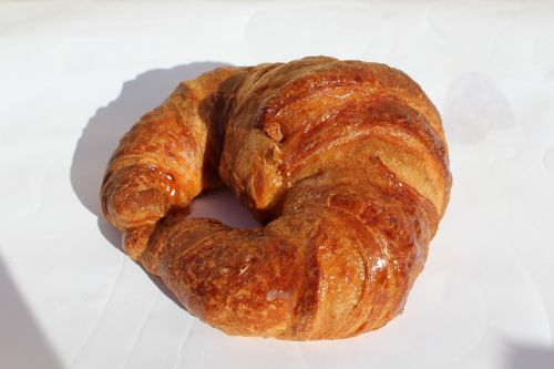 croissant pastry shiny food