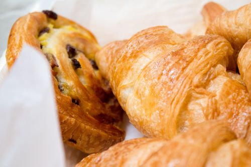 croissant pastry baking