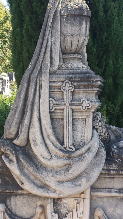cross cemetery tombstone