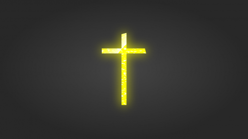 cross yellow christian