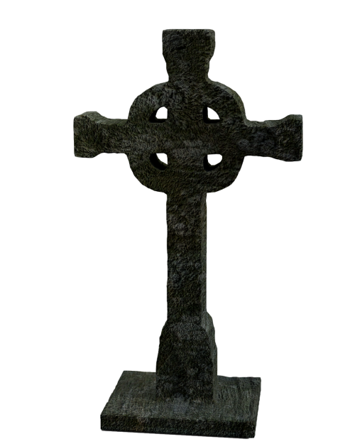 cross tombstone cemetery