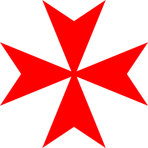 cross red maltese