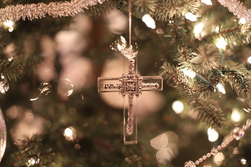 cross  ornament  christmas