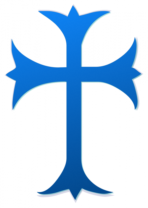 cross blue religious