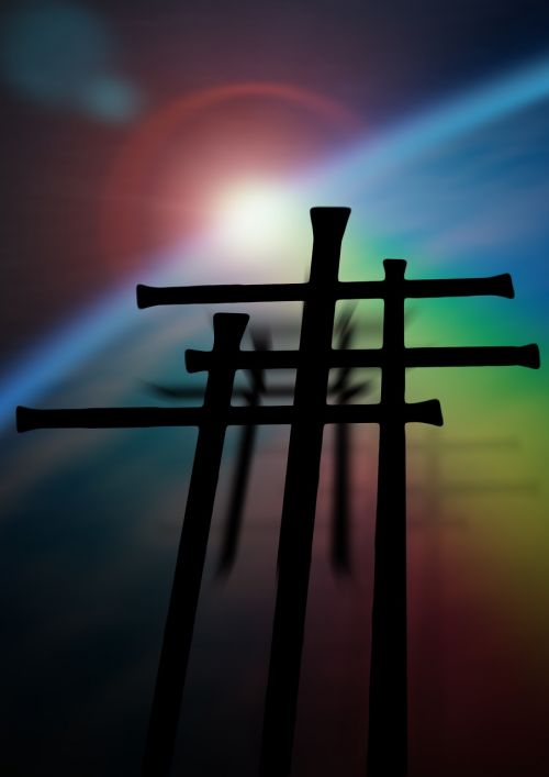 cross sun crucifixion