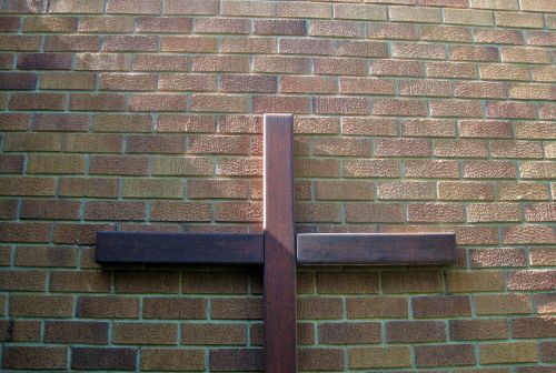 Cross Against Wall