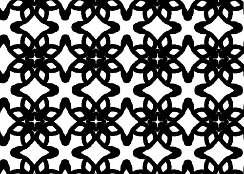 Cross &amp; Diamond Geometric Pattern