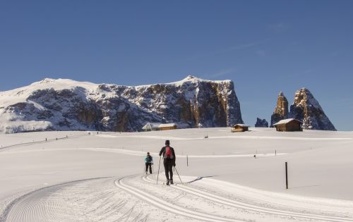 cross country skiing classic seiser alm