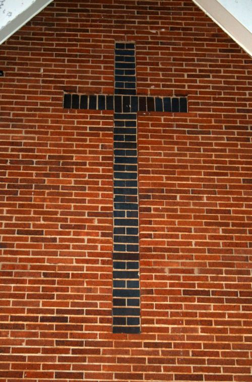 Cross On Church Wall