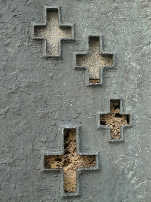 crosses mourning metal