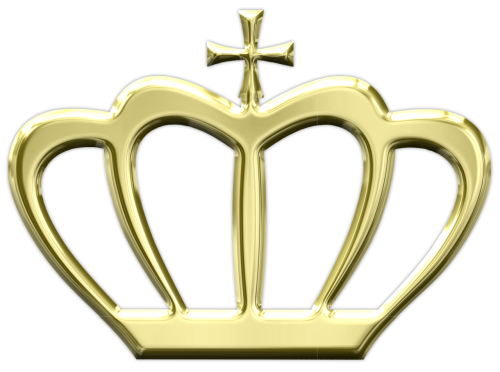 crown silver transparent