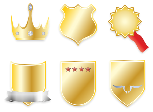 crown coat of arms banner