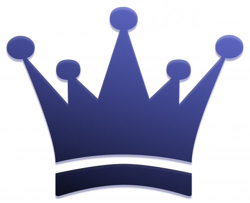 crown symbol label
