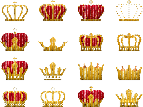 crowns  king  golden