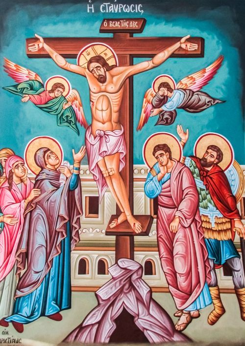 crucifixion painting iconography