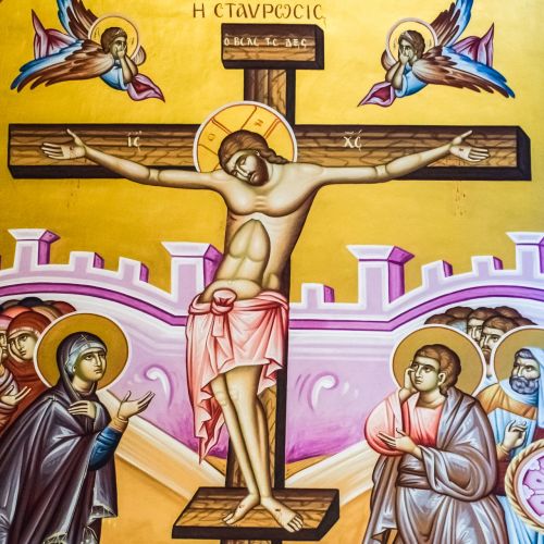 crucifixion of christ iconography painting