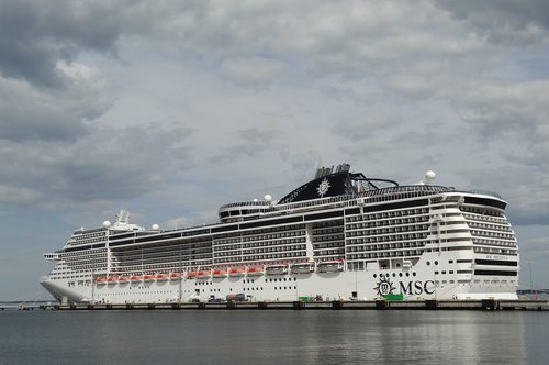 cruise ship  port  tallinn