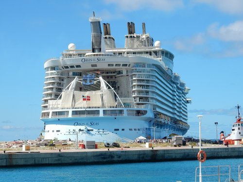 cruise ship  ocean  water
