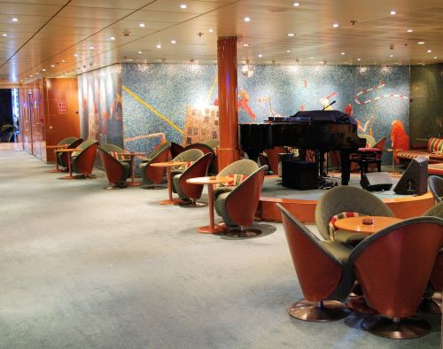 cruise ship interior lounge area design music