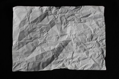 crumpled paper paper crinkled