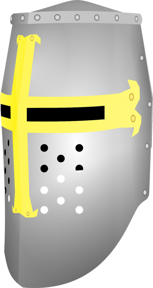 crusader helmet medieval