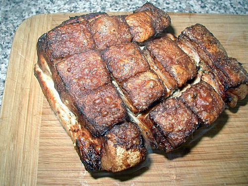 crust roast roast pork rind