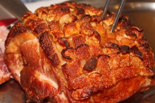 crust roast fry pork