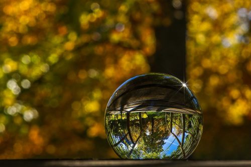 crystal ball glass glass ball