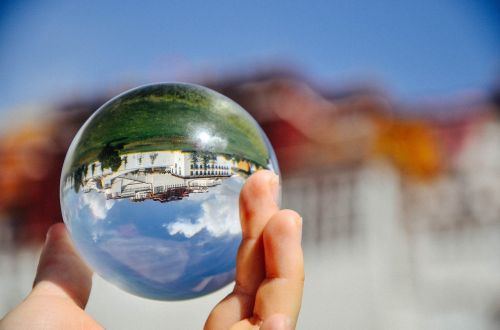 crystal ball tibet creative