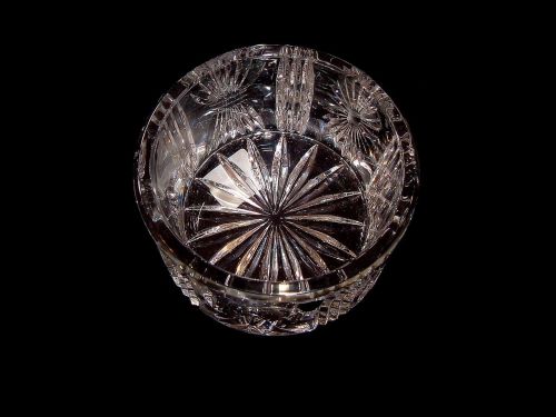crystal bowl crystal glass glass