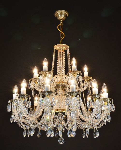 crystal chandelier from the czech republic pendants 30 lead crystal swarovski