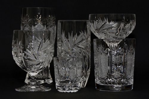 crystal glasses crystal glass