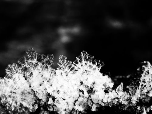 crystals ice winter