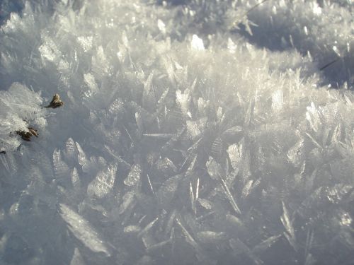 crystals snowflakes season