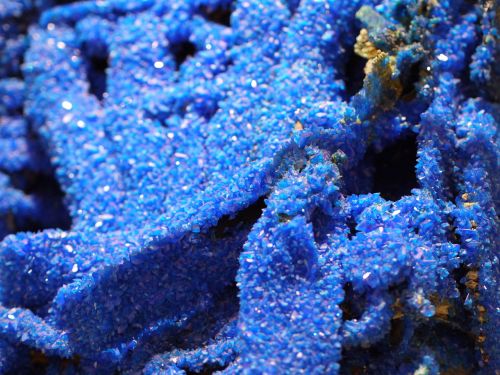 crystals blue art